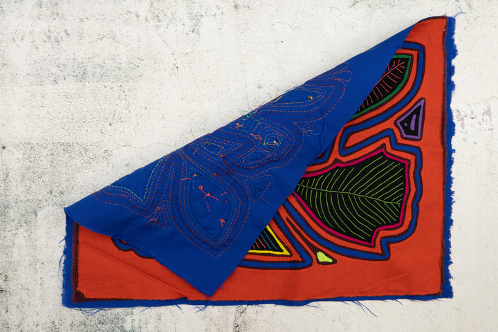 Orange Jungle Bird Panama Mola