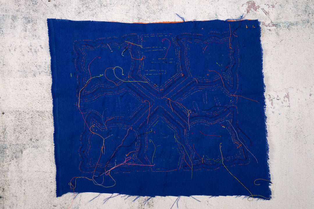 Orange and Blue Garden of Eden Mola