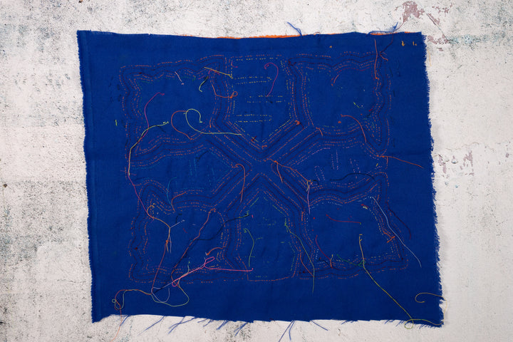 Orange and Blue Garden of Eden Mola