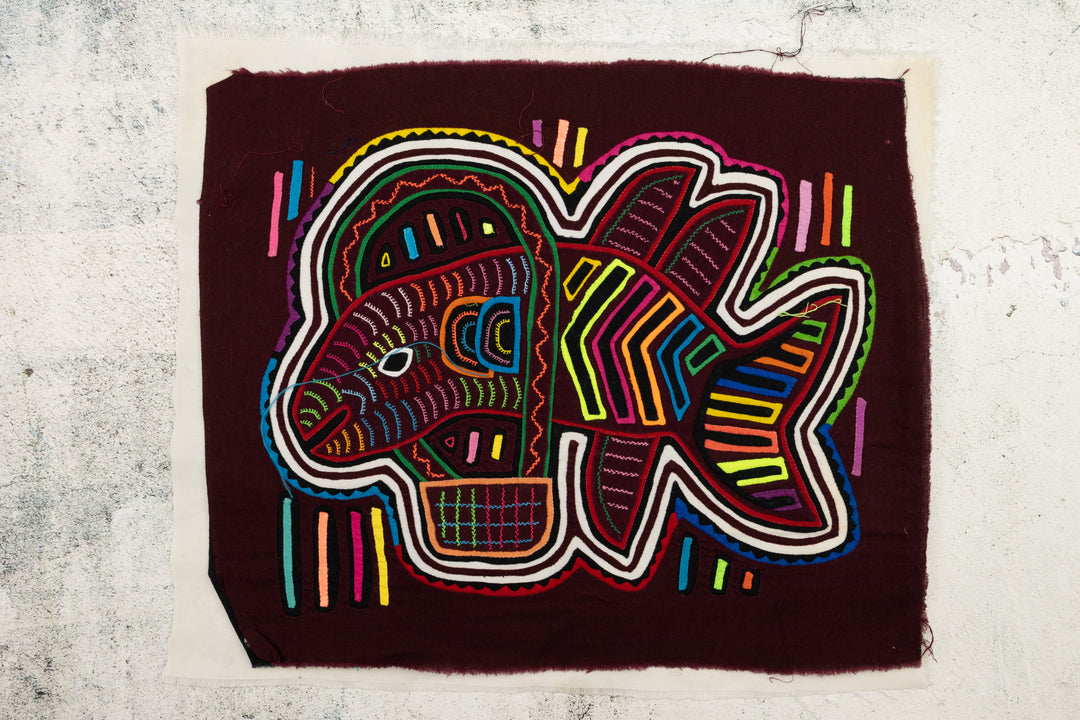 Dolphin Thru Hoop Panama Mola