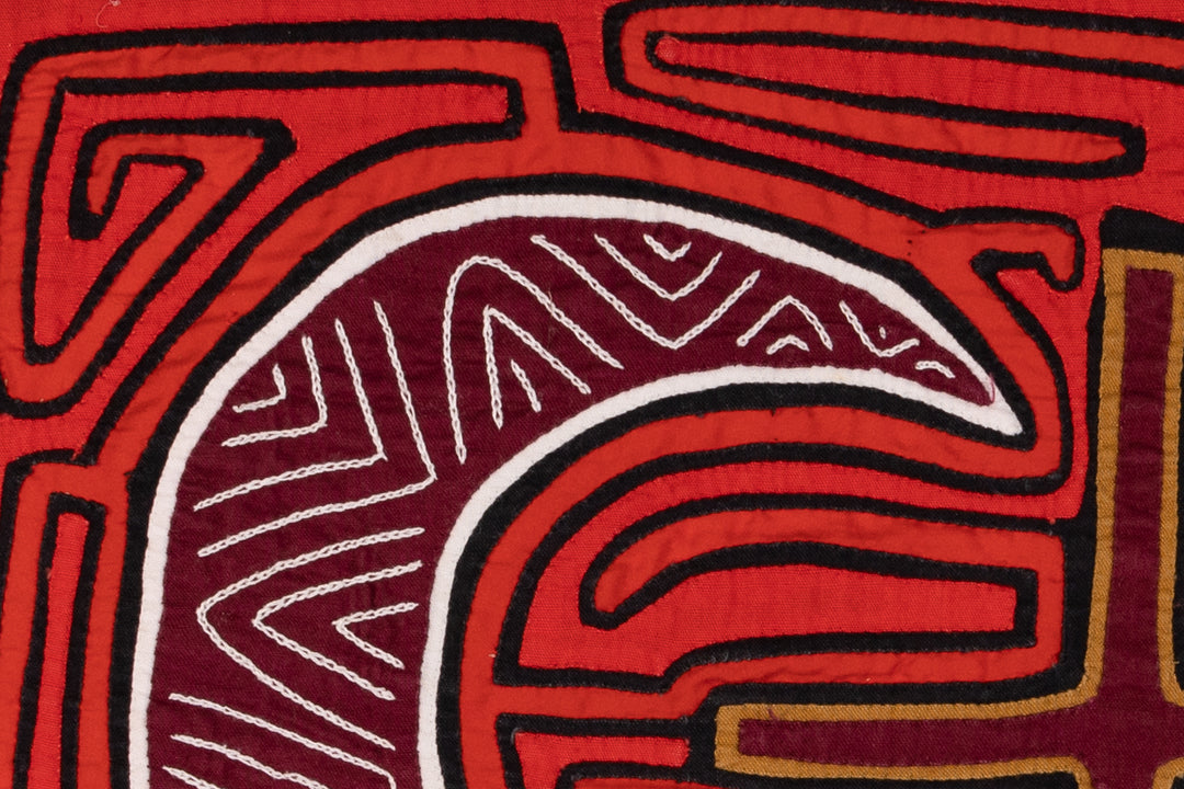 Blood Red Christian Cross Mola