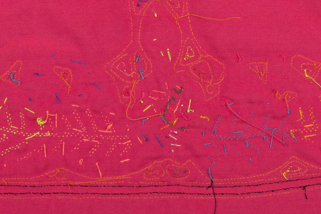 Orange Gossip Bird Panama Mola