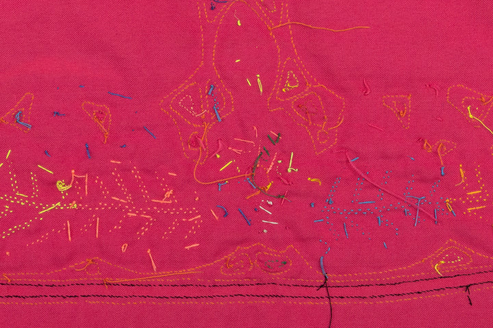 Orange Gossip Bird Panama Mola