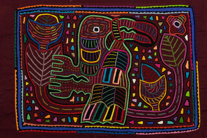 Toucan Parrot Panama Mola