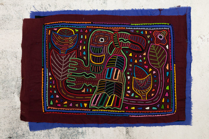 Toucan Parrot Panama Mola