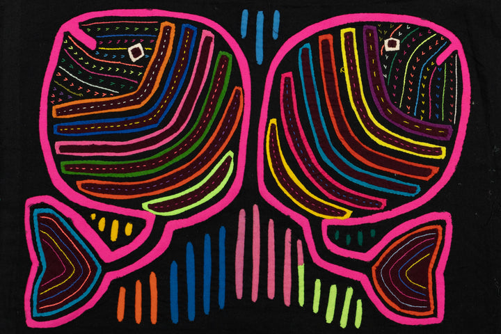 Pink Stingray Panama Mola