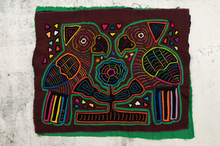 Dunce Cap Parrot Panama Mola