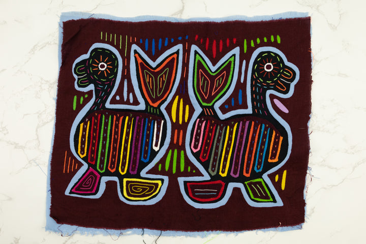 Tail Feathers Panama Mola