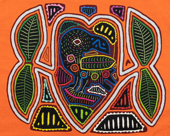 Blue Toucan Parrot Mola