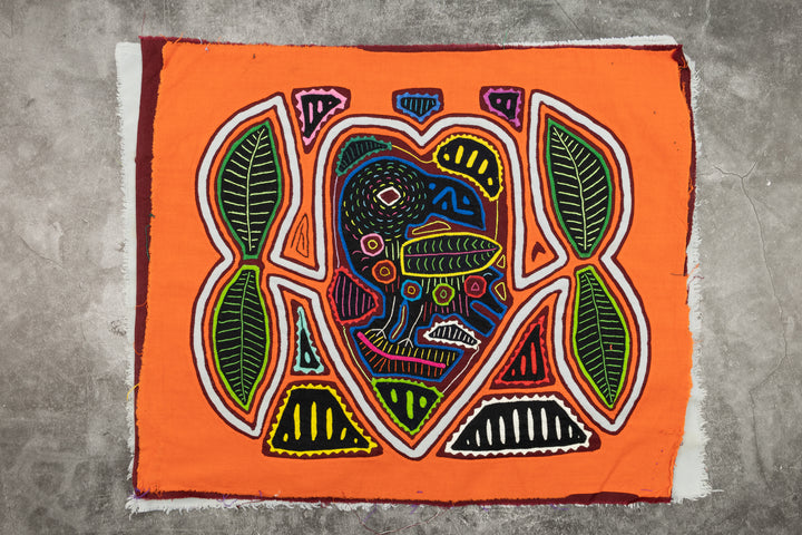 Blue Toucan Parrot Mola