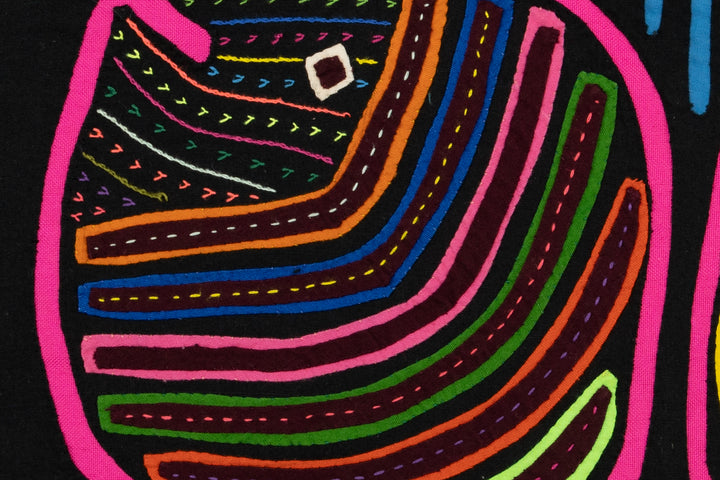 Pink Stingray Panama Mola