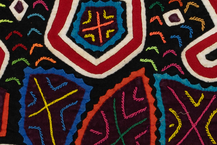 Two Big Nose Bird Panama Mola