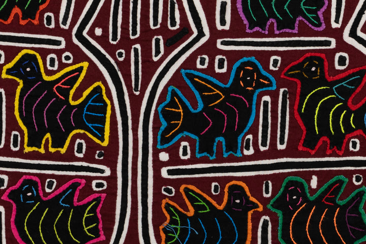 Bird in a Fish Bowl Panama Mola