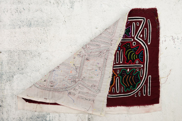 Bird in a Fish Bowl Panama Mola