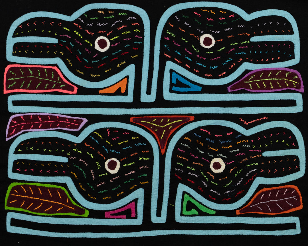 Handmade Bird Head Mola