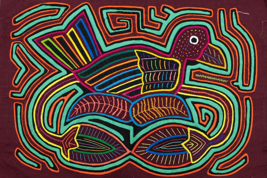 Rainbow Bird Nest Mola