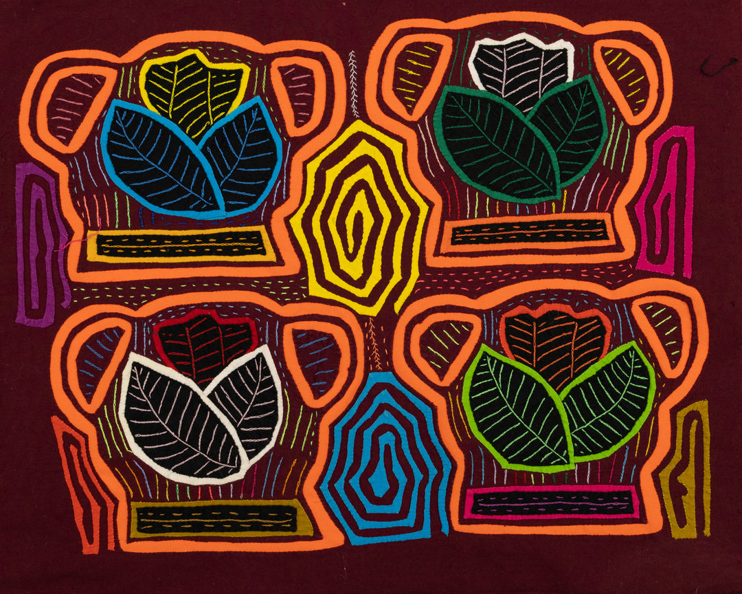 Oraange Flower Pot Mola