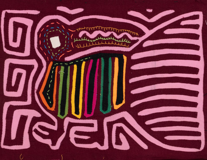 Big Tail Toucan Parrot Mola