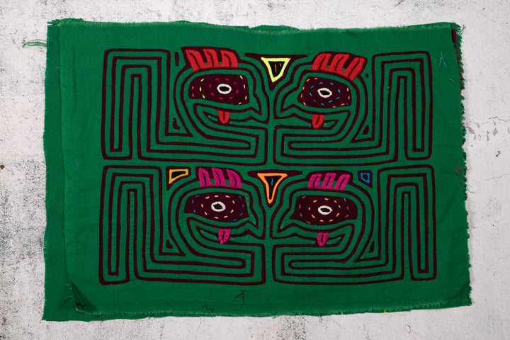 Crested Chicken Rooster Mola