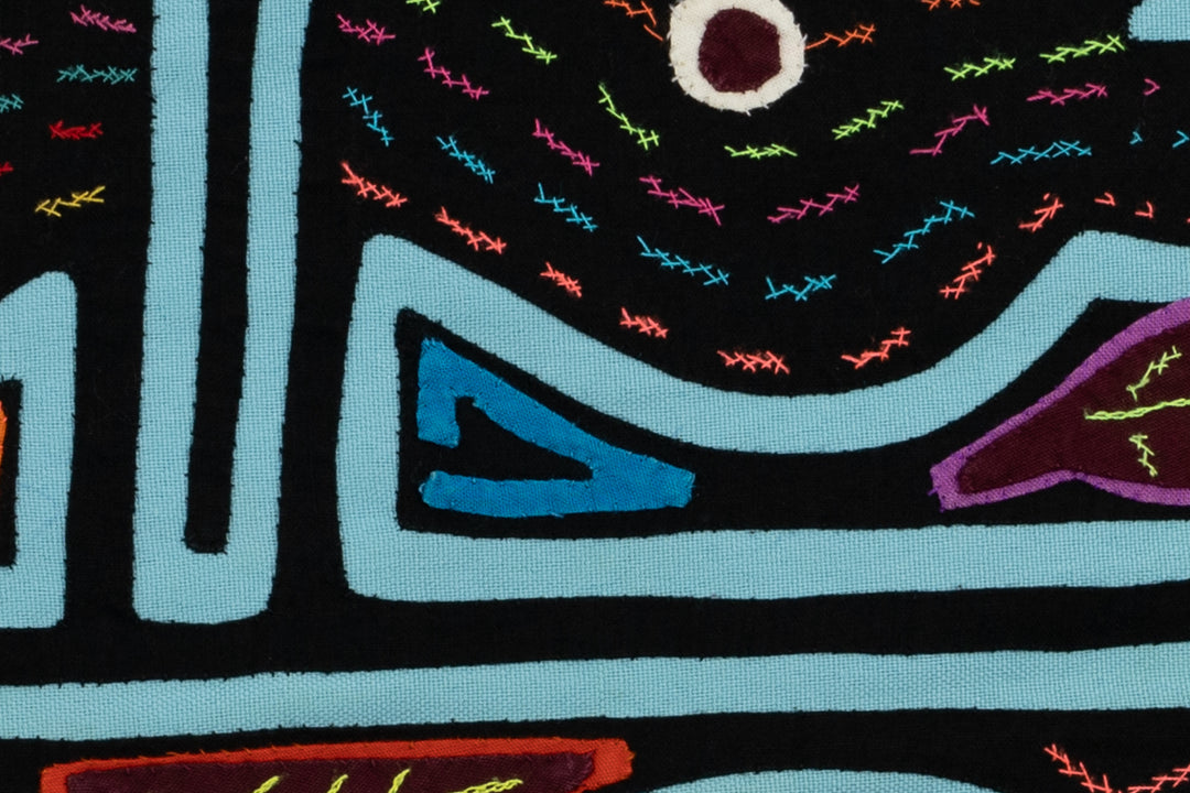 Handmade Bird Head Mola