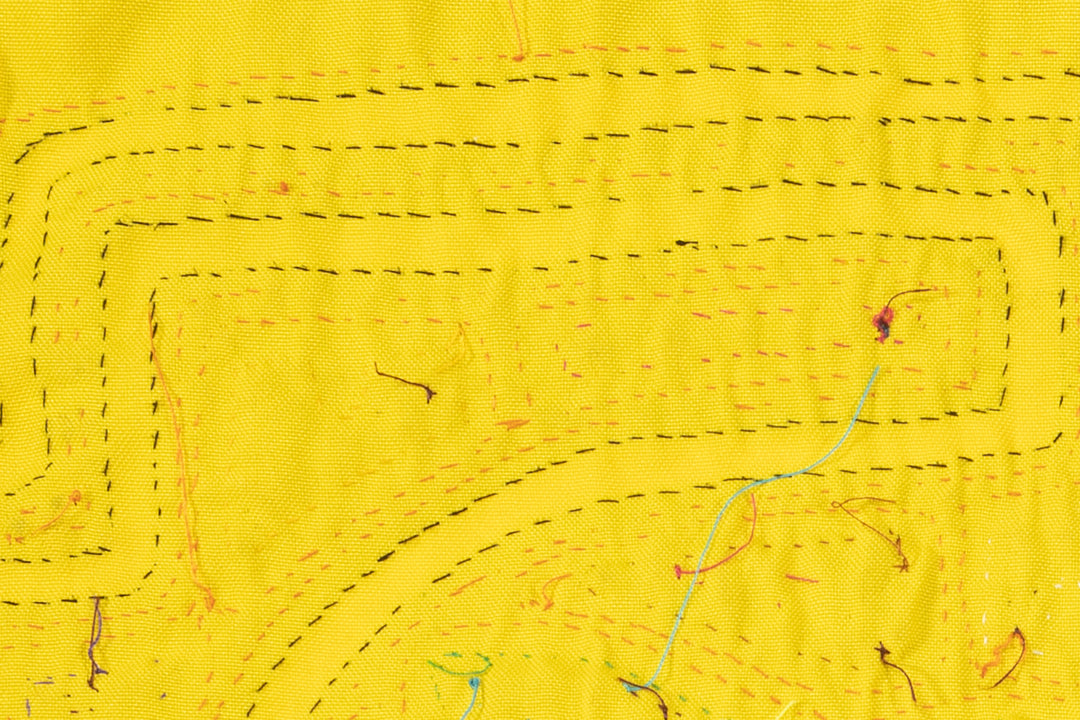 Orange Yellow Red Bird Nest Mola