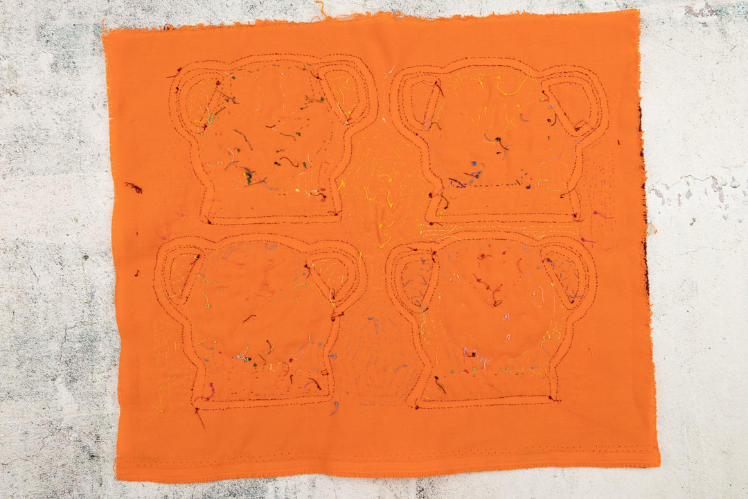 Oraange Flower Pot Mola