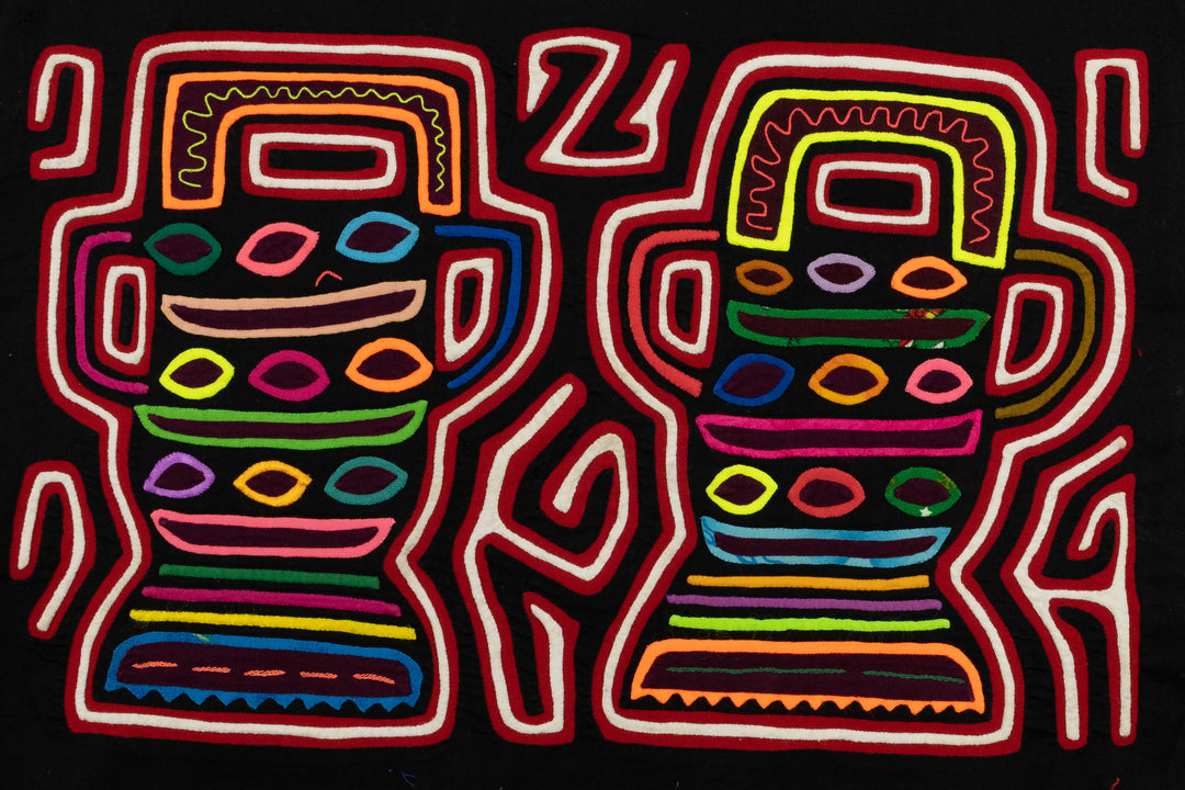 Handmade Jelly Jar Panama Mola