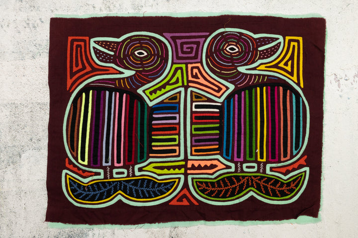 Fancy Feet Geese Panama Mola