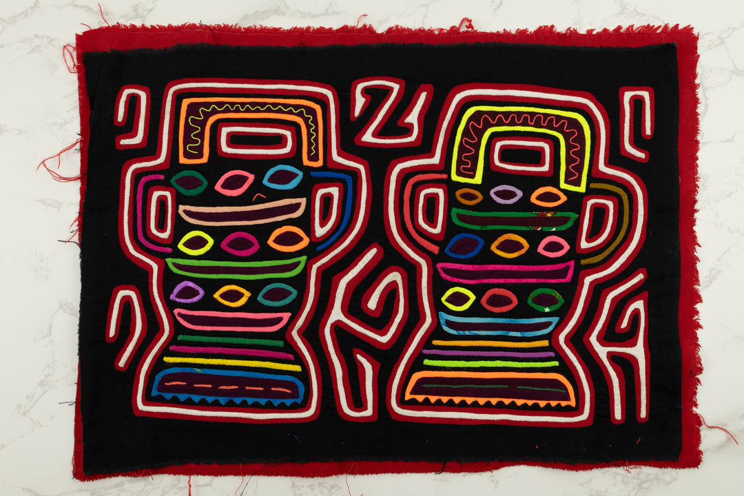 Handmade Jelly Jar Panama Mola