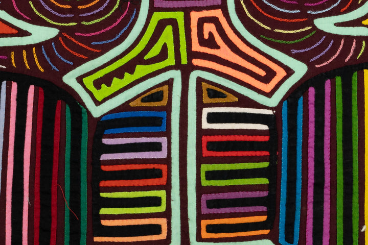 Fancy Feet Geese Panama Mola