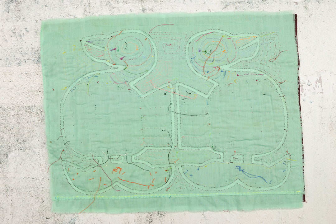 Fancy Feet Geese Panama Mola