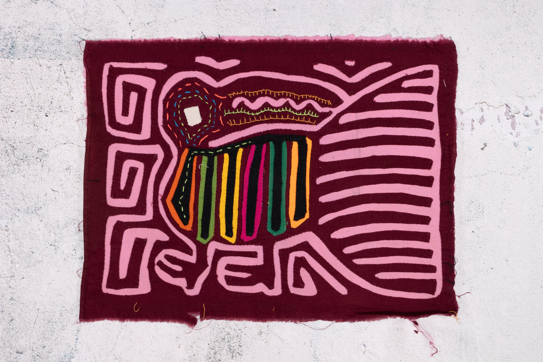 Big Tail Toucan Parrot Mola