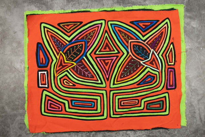 Orange Blosoom Flower Mola