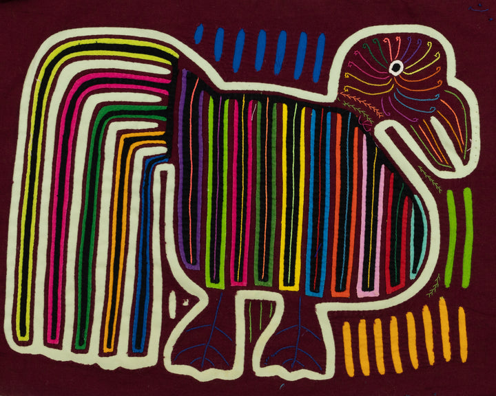 Rainbow Tail Panama Mola