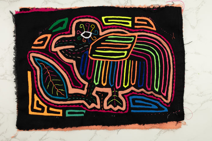 Rainbow Bird Panama Mola