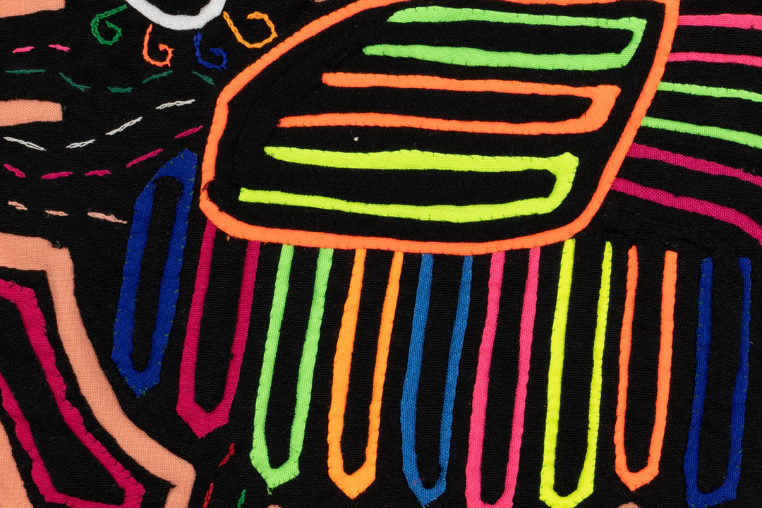 Rainbow Bird Panama Mola