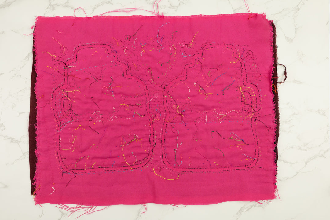 Bird Fish Jar Panama Mola