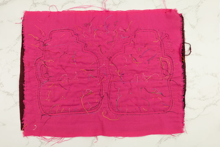 Bird Fish Jar Panama Mola