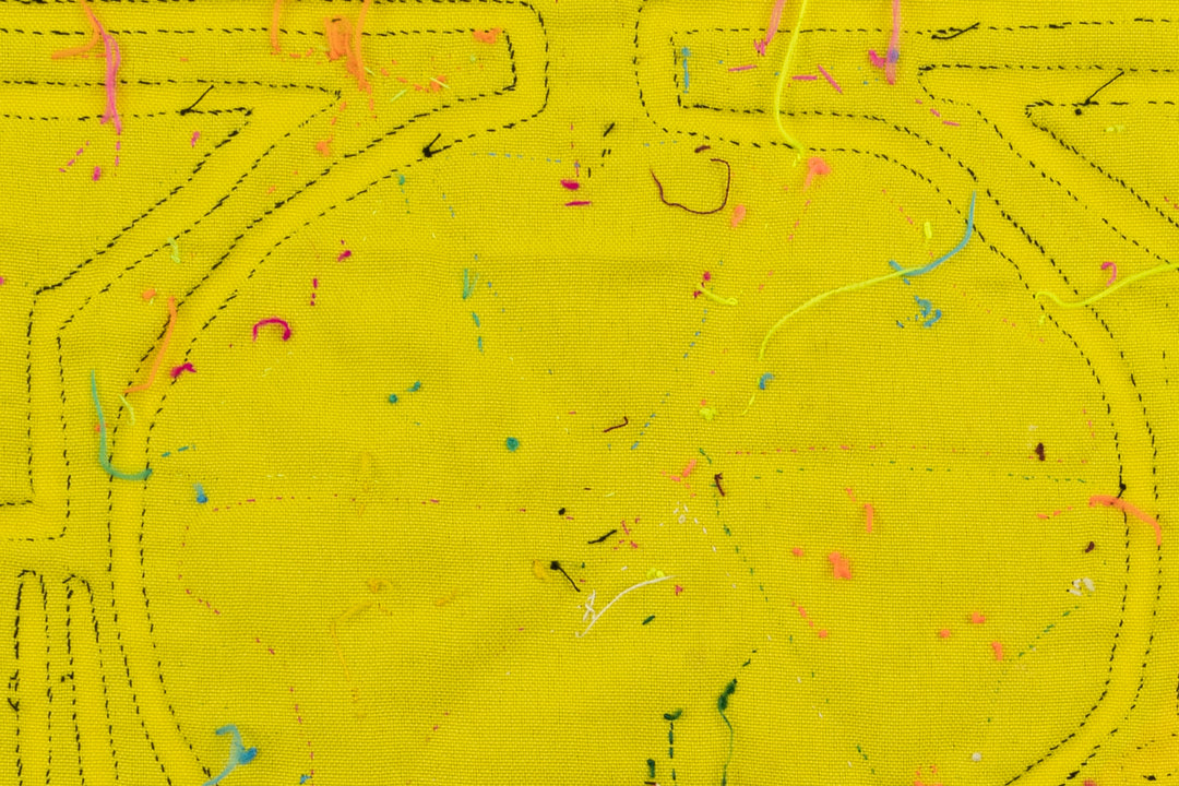 Handmade Floral Flower Panama Mola