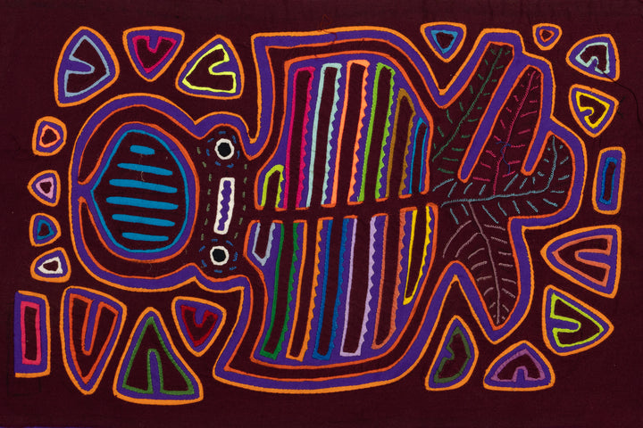 Violet People Eater Panama Mola