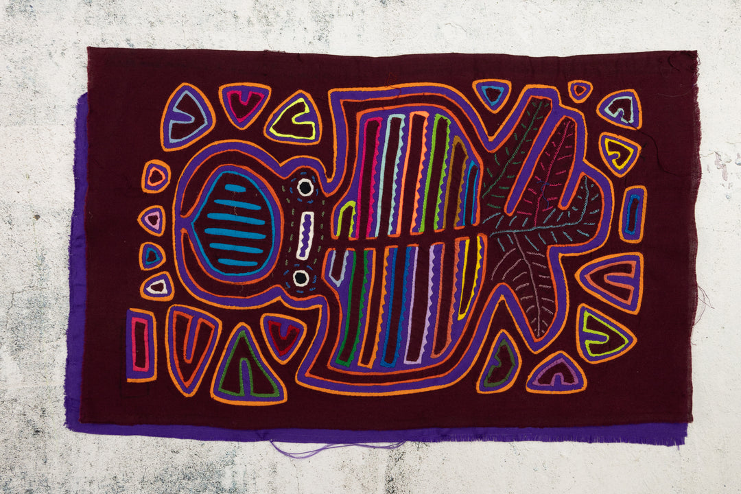 Violet People Eater Panama Mola