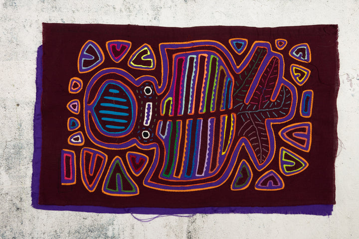 Violet People Eater Panama Mola