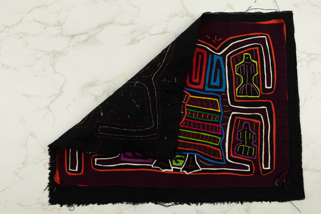 Handmade Turkey Bird Panama Mola