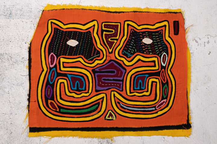 Orange Yellow Black Critter Mola