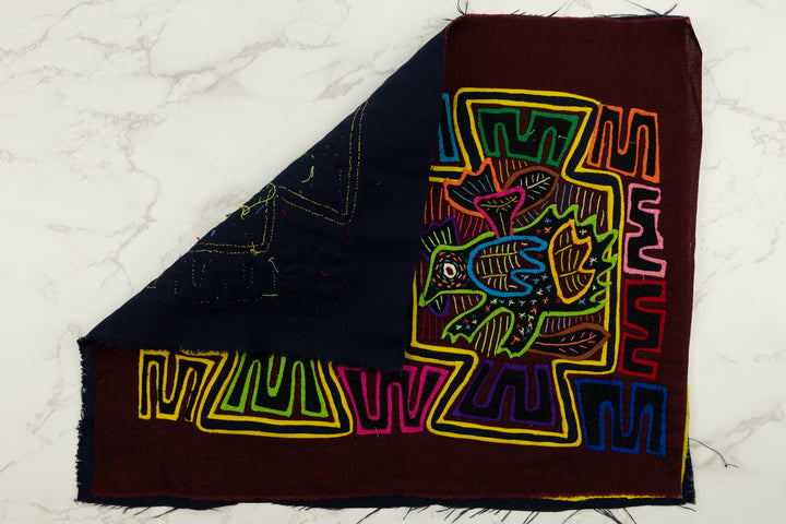 Handmade Cockfight Panama Mola