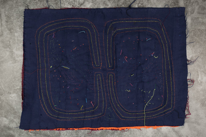 Fancy Swan Lake Mola, Wall Decor, Panama Mola, Latin American Art, Handmade Quilt, Wall Hanging, Mola Wall Art