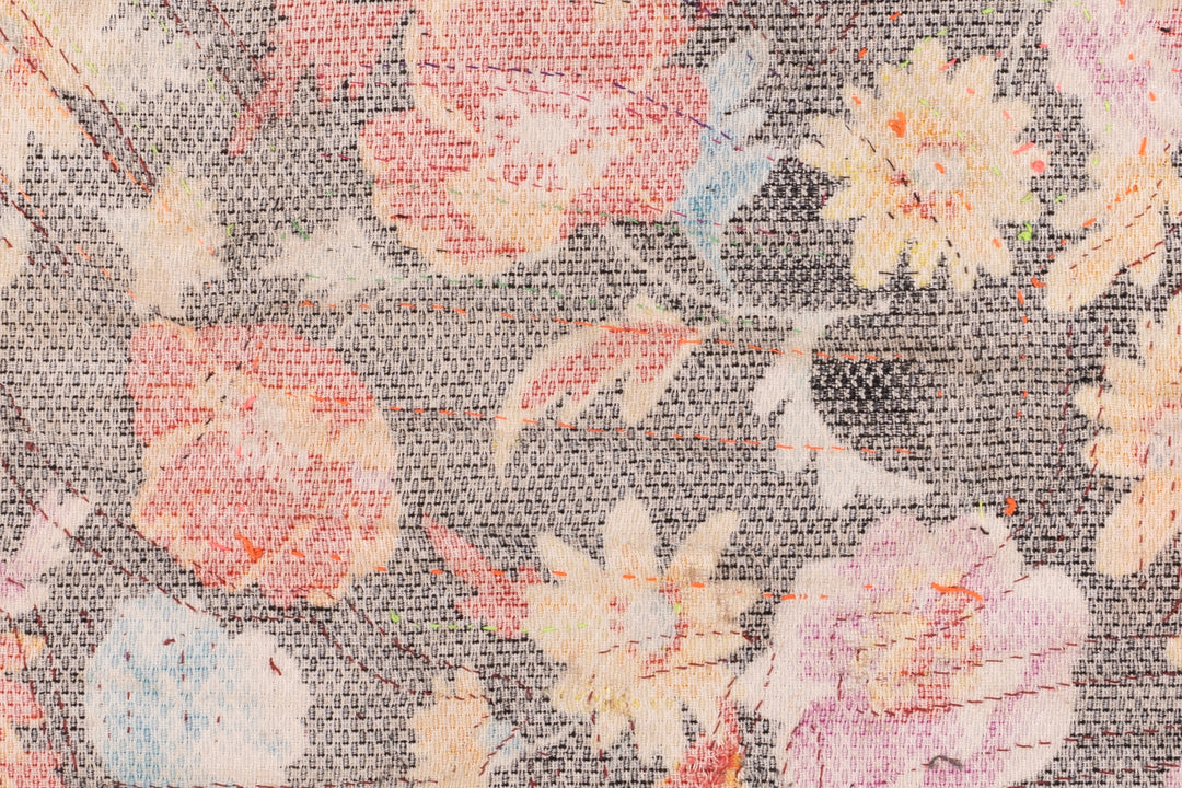 Red Robin Bird with Rainbow Wings Mola