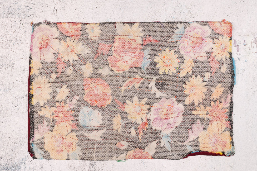 Red Robin Bird with Rainbow Wings Mola