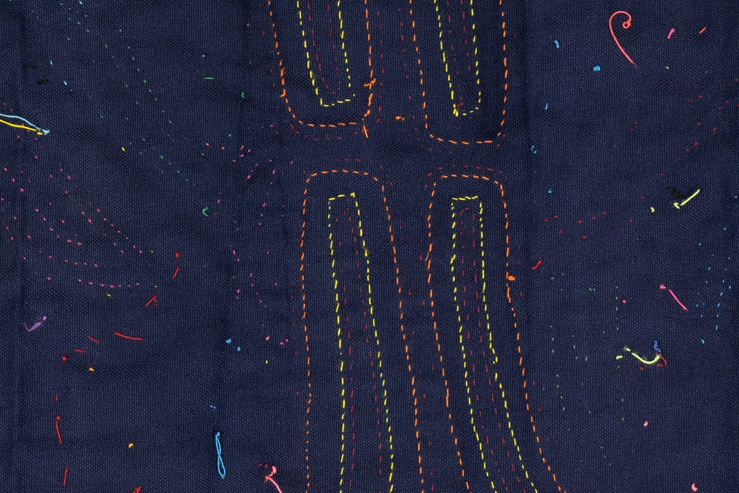 Fancy Swan Lake Mola, Wall Decor, Panama Mola, Latin American Art, Handmade Quilt, Wall Hanging, Mola Wall Art