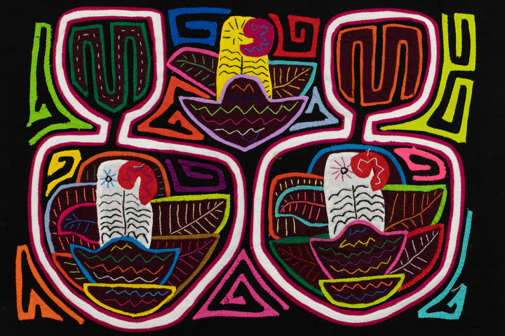 Parrot Bird Nest Panama Mola